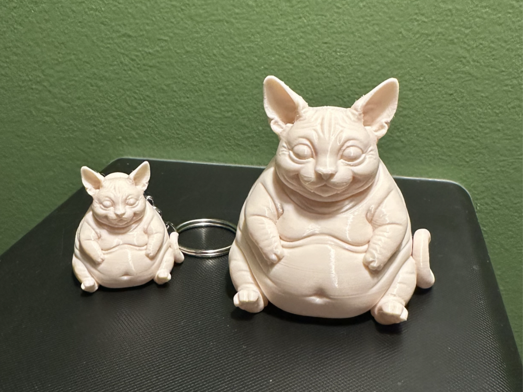 Sphynx Cat Chonky - Figurine et Porte-clés