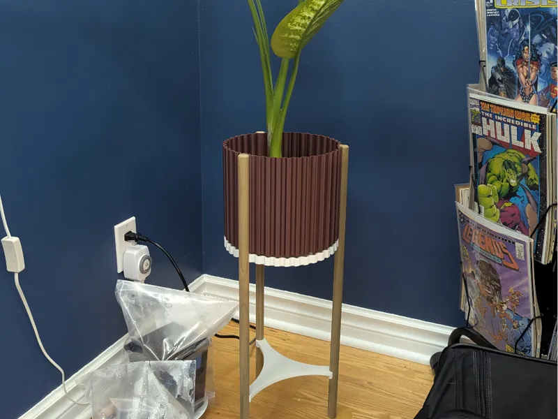 Midcentury Modern Planter | Flower Pot