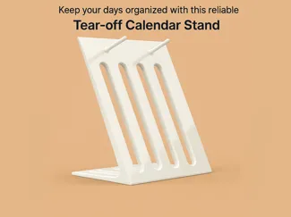 Tear-off calendar stand