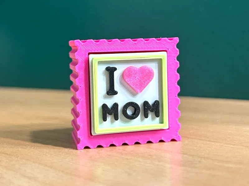 'I Love Mom' - Fidget Clicker