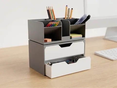Organizador: Multi-Compartment Desk Storage — referencia de MakerWorld