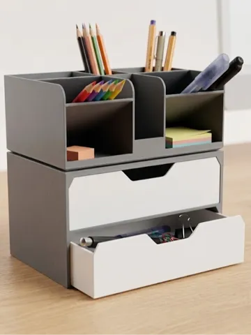 Organizador: Multi-Compartment Desk Storage — vista de referencia 2