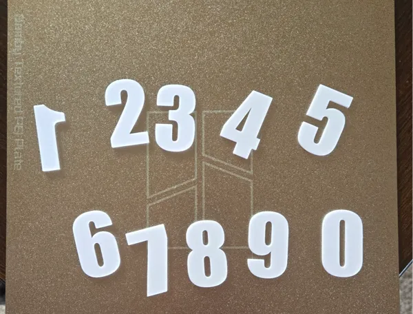 Numéros de maillot pour marteau de Thor