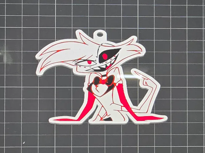 Angel Dust Harbin Hotel keychain