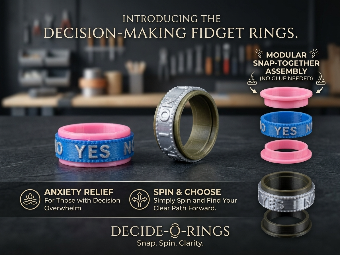 Decision Anxiety Solver – Spinner Ring