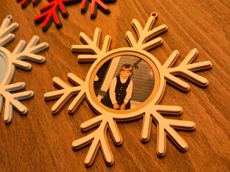 Weihnachten Foto Schneeflocke