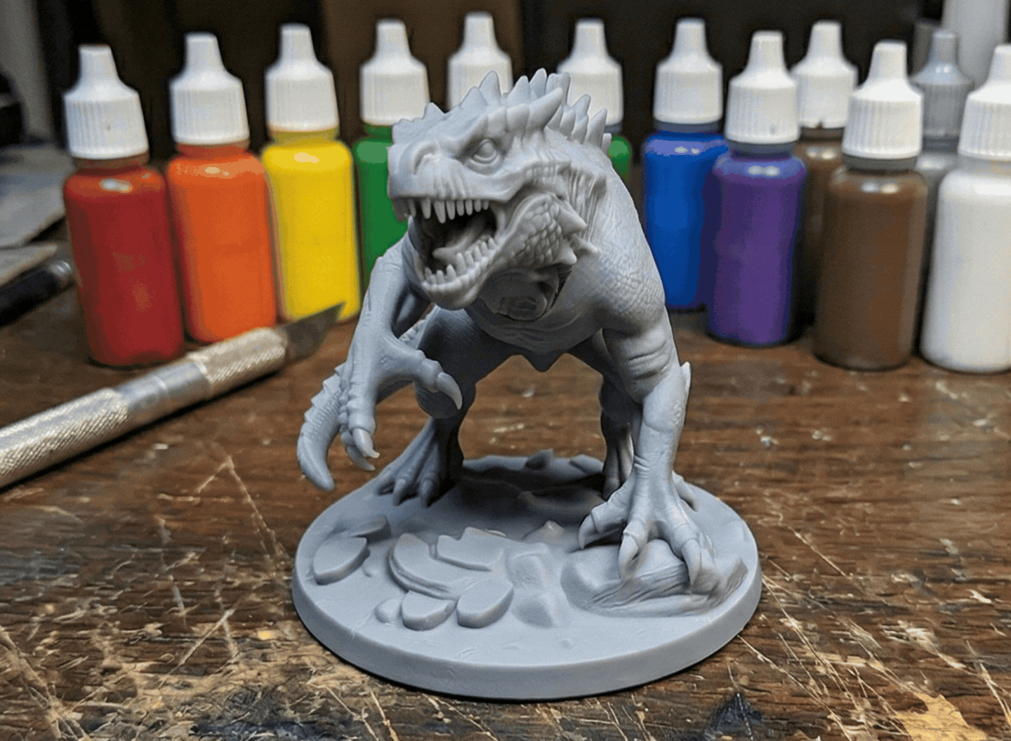 Crimson Ambush Drake - Reptilian Beast