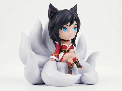 Cute Chibi Ahri - League of Legends (LoL) Figure