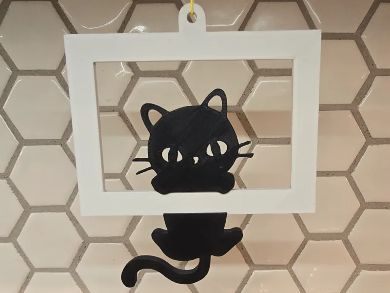 Framed Kitten Ornament - No AMS version included