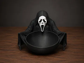 Adorno temático: Ghost Face Candy Bowl — vista de referencia 3