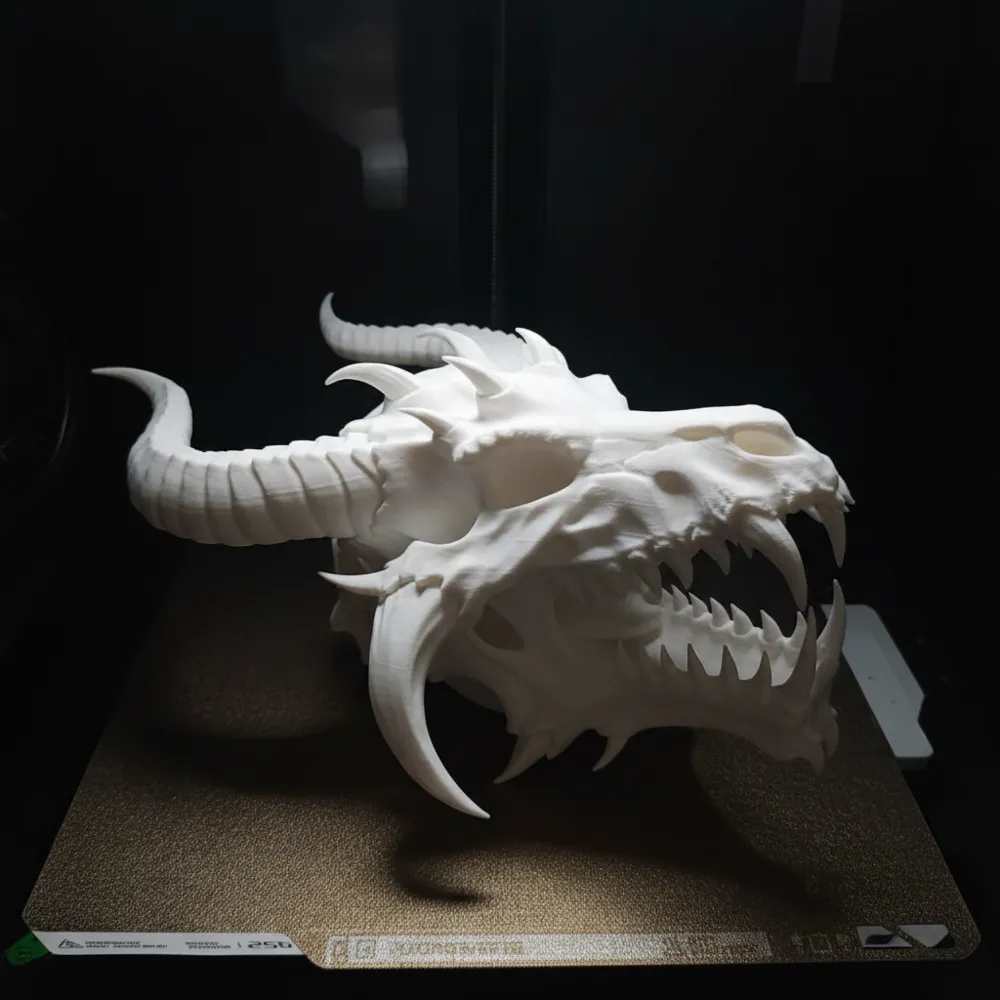 Demon skull - Free 3D Print Model - MakerWorld
