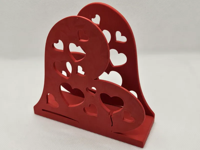 Valentines Day Hearts Napkin Holder 