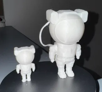 Astronaut with Oxygen Tube