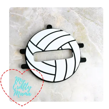 Llavero: Volleyball hairband keychain — vista de referencia 4