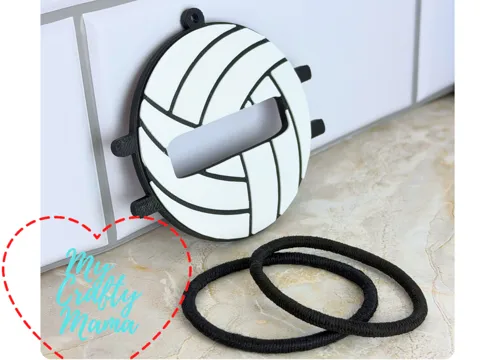Llavero: Volleyball hairband keychain — referencia de MakerWorld