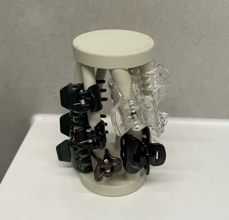 Compact Hairclip storage