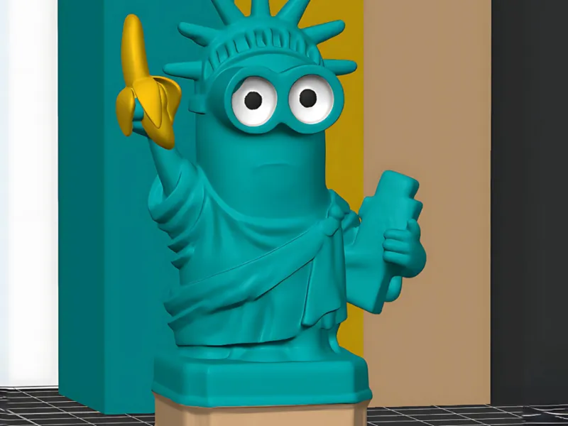 Minion Liberty 3D Model