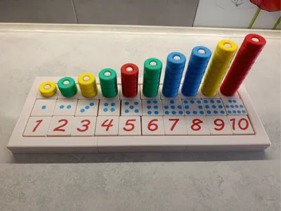 Montessori Counting Board 1-10