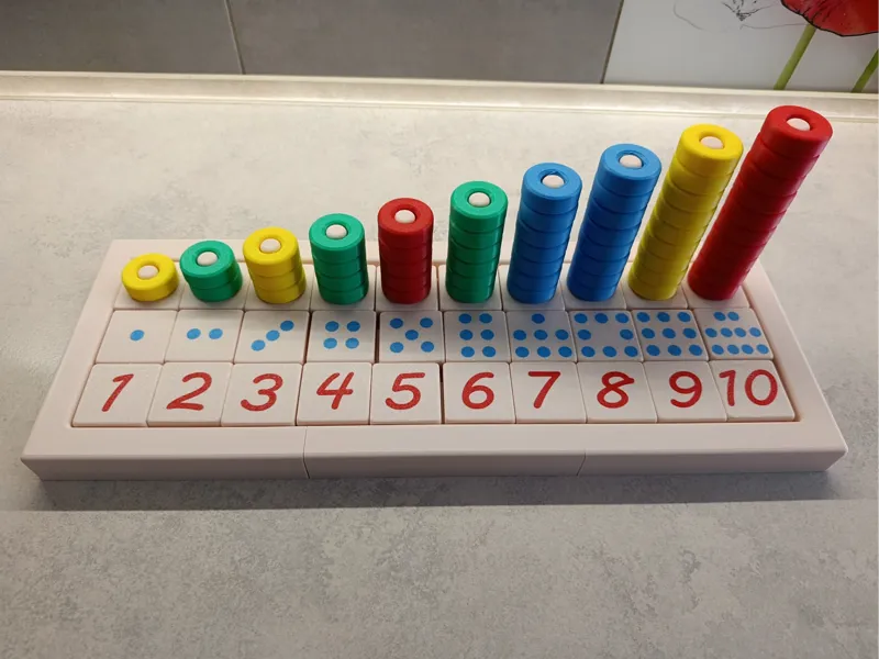 Montessori Counting Board 1-10