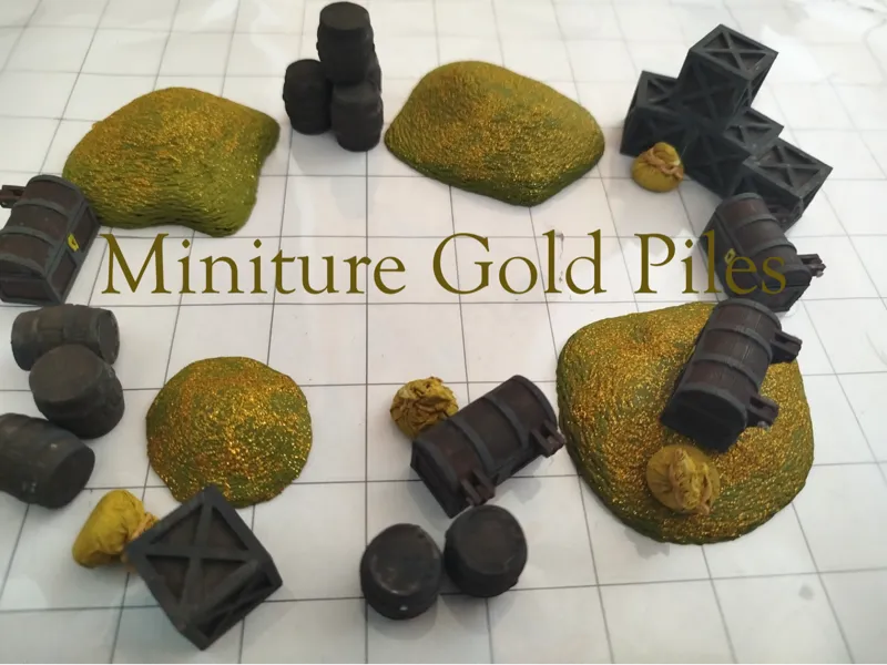 Miniature Gold Piles