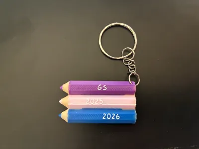 Pencil Keychain