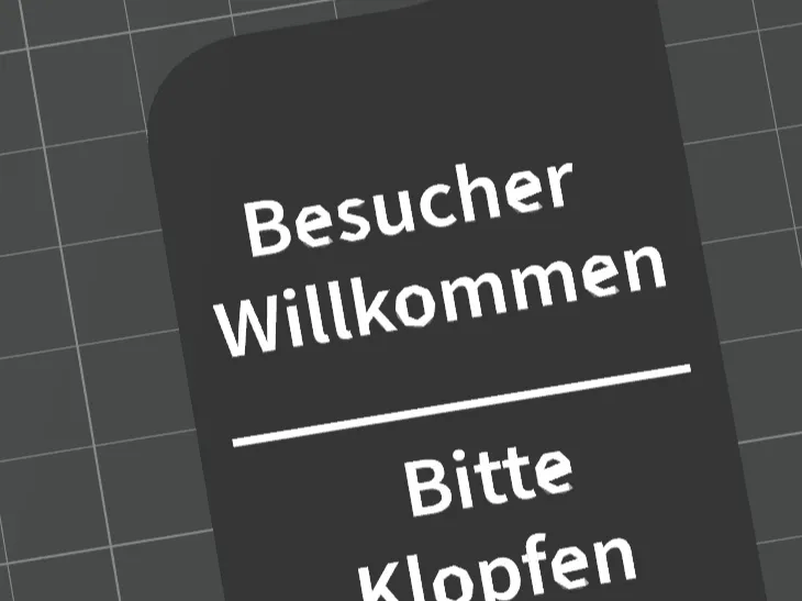 Türschild