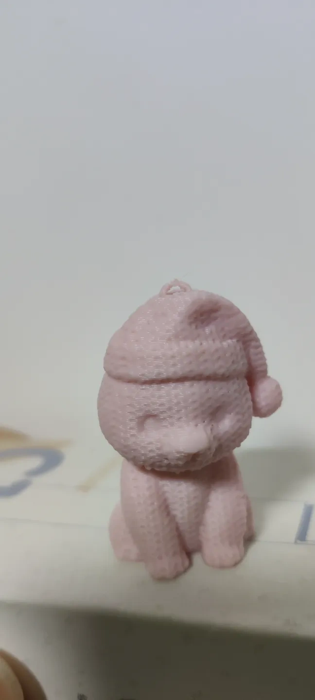 Miniatura 2 do modelo 3D 冬日限定-圣诞北极熊-针织版