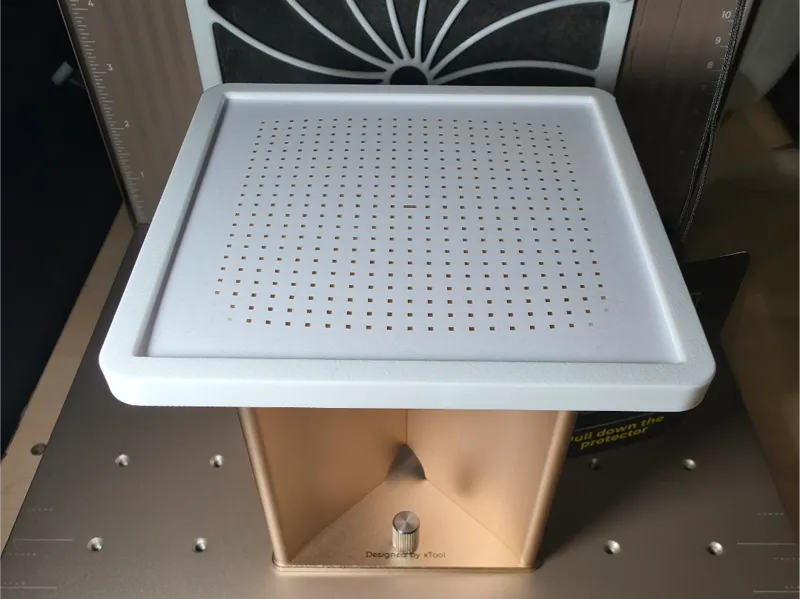 Xtool F2 Ultra UV Laser Calibration Card holder.