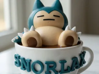 Snorlax Tea Cup