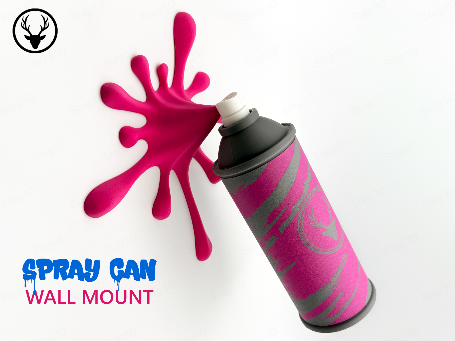 Miniatura 1 do modelo 3D Spray Can - Wall Mount