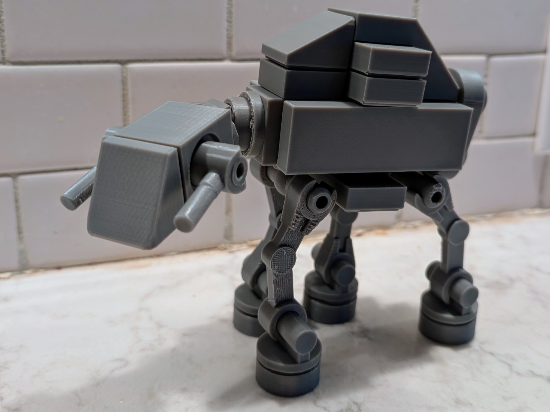 Big Brick AT-AT Microscale Model 300%