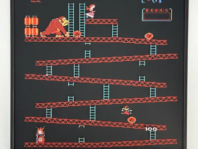 Donkey Kong Level 1 HueForge
