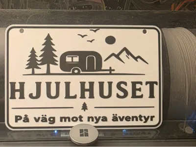 camping sign