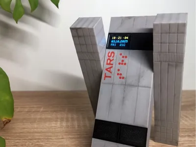 Arduino based Interstellar TARS Display Clock 