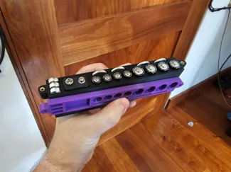 Emergency battery holder