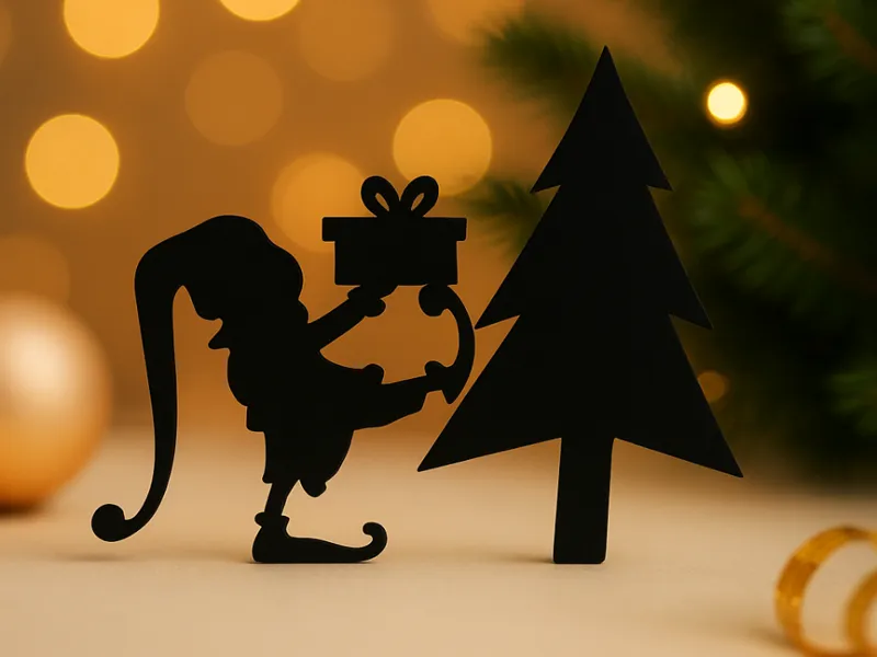 Fensterschmuck Aufsteller Weihnachten Wichtel