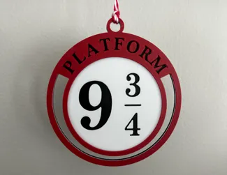 Harry Potter Platform 9.75 Ornament