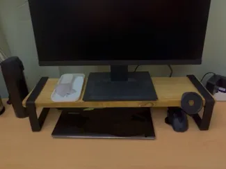 Monitor riser legs