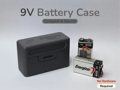 9V Battery Case