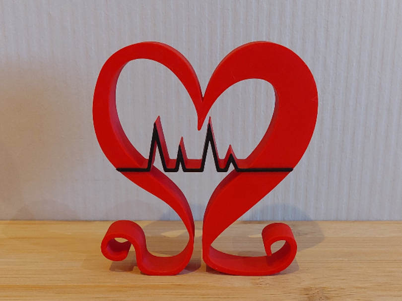 Herz Silhouette Deko