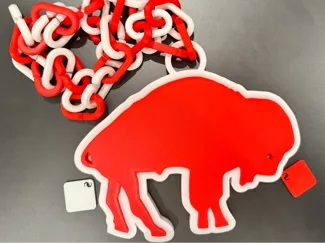 Buffalo Bills Standing Buffalo Pendant