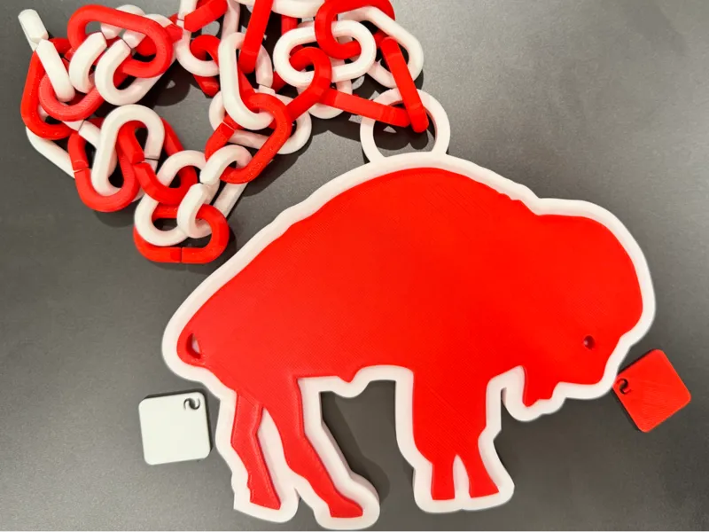 Buffalo Bills Standing Buffalo Pendant