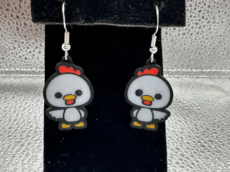 Cute Chick Earrings