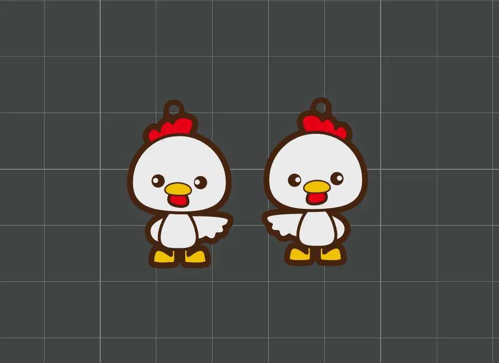 Cute Chick Earrings view 2