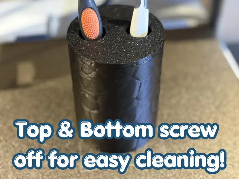 Toothbrush Holder - Easy Clean!