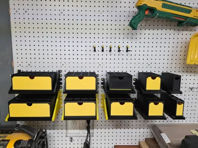 Gridfinity 1 Inch Pegboard Adapter 4 GFU Deep