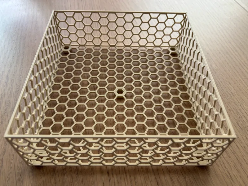 honeycomb, customizable rectangular baskets