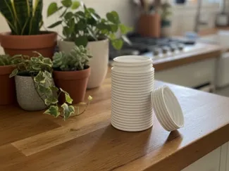 Container with Screw on Lid
