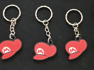 Mario Bros Cap Keychain