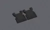 Separate Clips (Reduced Filament Waste)